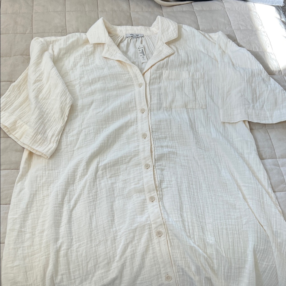 Madewell Women's Cream Midi Dress